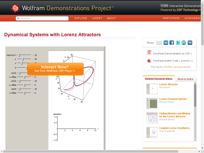 Thumbnail for Dynamical Systems with Lorenz Attractors resource
