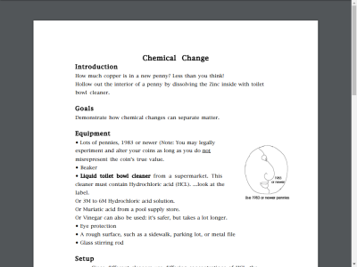 Thumbnail for Chemical Change resource