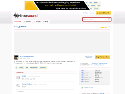 Thumbnail for Sound -sax growl resource