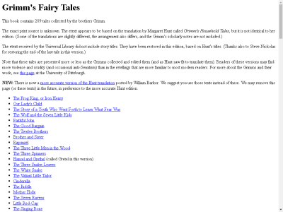 Thumbnail for Grimm's Fairy Tales resource