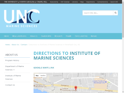 Thumbnail for University of North Carolina at Chapel Hill Institute of Marine Sciences resource