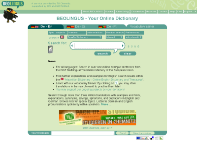 Thumbnail for German/English Dictionary resource