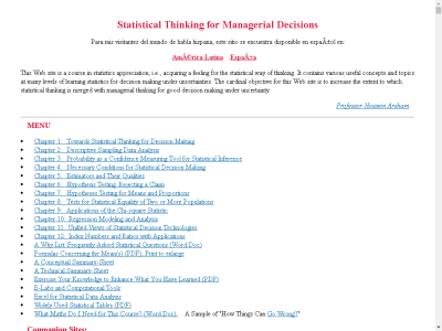 Thumbnail for Statistical Thinking for Managerial Decision Making resource