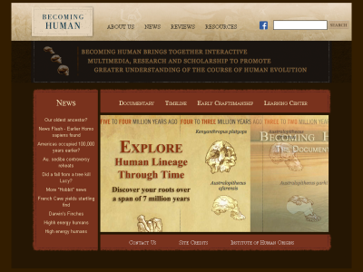 Thumbnail for Becoming Human: Paleoanthropology, Evolution, and Human Origins resource