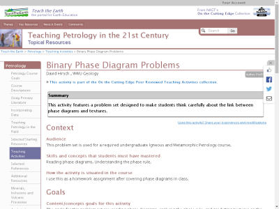 Thumbnail for Binary Phase Diagram Problems resource