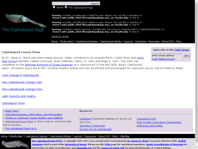 Thumbnail for Cephalopod Lesson Plans resource
