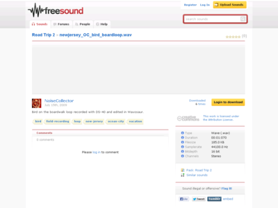 Thumbnail for Sound -newjersey OC bird boardloop resource