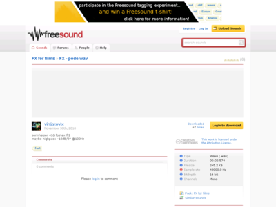 Thumbnail for Sound -FX - pedo resource