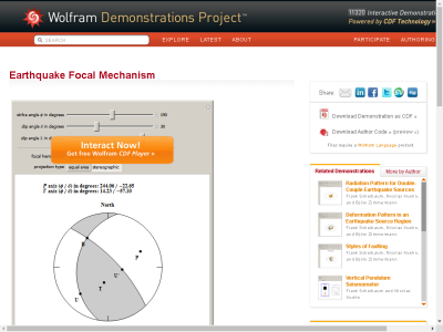 Thumbnail for Earthquake Focal Mechanism resource