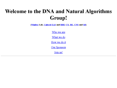 Thumbnail for DNA and Natural Algorithms Group resource