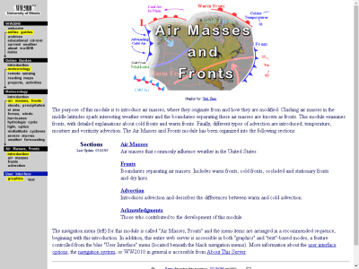 Thumbnail for Online Guide: Air Masses and Fronts resource