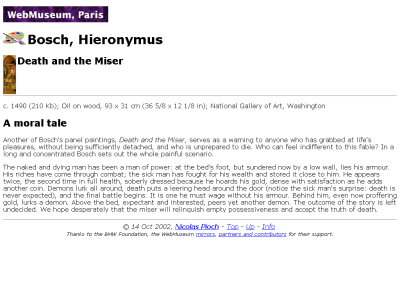 Thumbnail for "Death and the Miser" resource