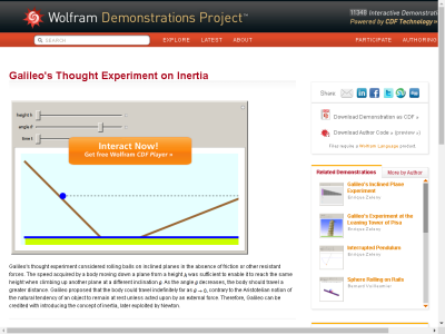 Thumbnail for Galileo's Thought Experiment on Inertia resource
