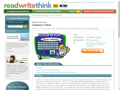 Thumbnail for Construct-a-Word resource
