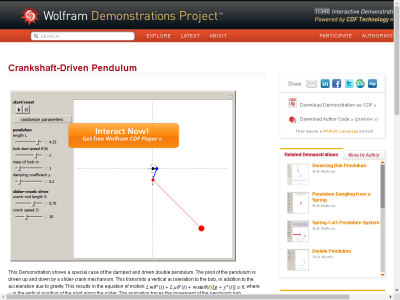 Thumbnail for Crankshaft-Driven Pendulum resource