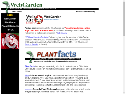 Thumbnail for Ohio State University WebGarden resource