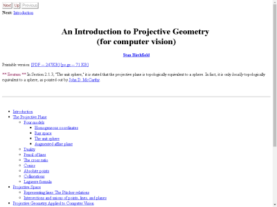 Thumbnail for An Introduction to Projective Geometry resource