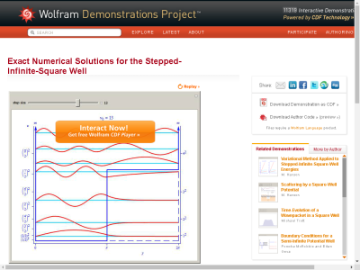 Thumbnail for Exact Numerical Solutions for the Stepped-Infinite-Square Well resource