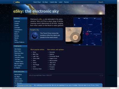 Thumbnail for eSky: The Electronic Sky resource