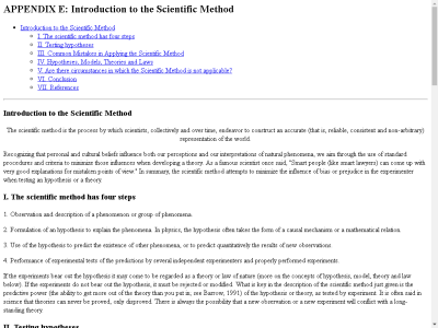 Thumbnail for Introduction to the Scientific Method resource