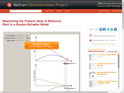 Thumbnail for Maximizing the Present Value of Resource Rent in a Gordon-Schaefer Model resource
