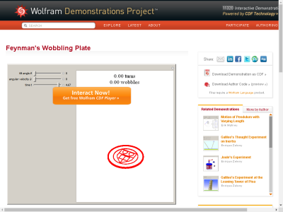 Thumbnail for Feynman's Wobbling Plate resource