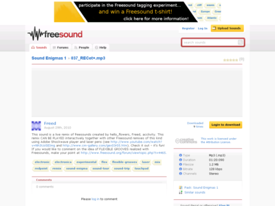 Thumbnail for Sound -037 RECet+ resource