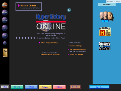 Thumbnail for HyperHistory Online resource