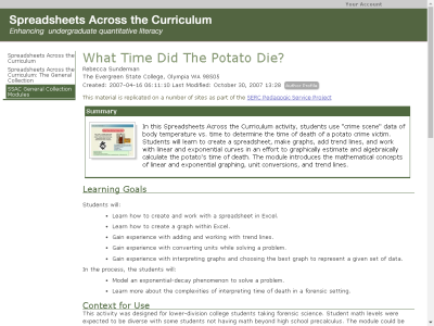 Thumbnail for What Time Did The Potato Die? resource
