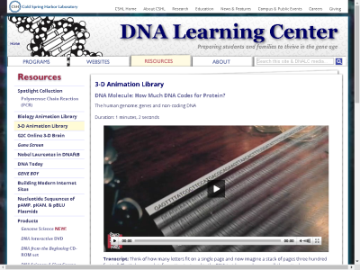 Thumbnail for How Much DNA Codes for Protein? resource