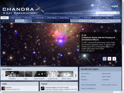 Thumbnail for Chandra X-Ray Observatory Center resource