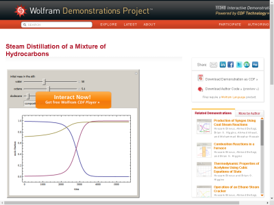 Thumbnail for Steam Distillation of a Mixture of Hydrocarbons resource