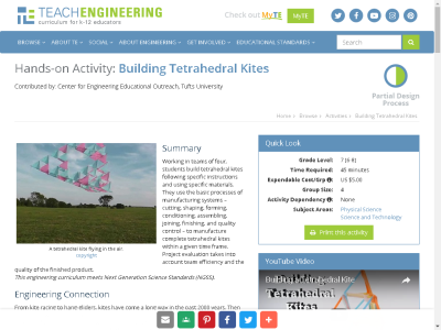 Thumbnail for Building Tetrahedral Kites resource