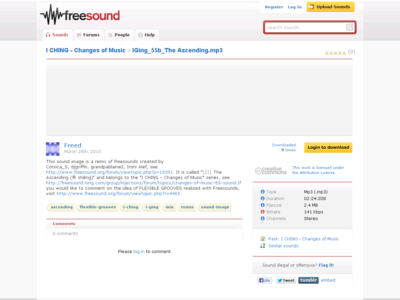 Thumbnail for Sound -IGing 55b The Ascending resource