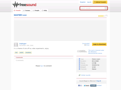 Thumbnail for Sound -MASTER1 resource