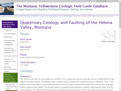 Thumbnail for Quaternary Geology and Faulting of the Helena Valley, Montana resource