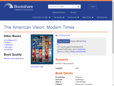 Thumbnail for The American Vision: Modern Times resource