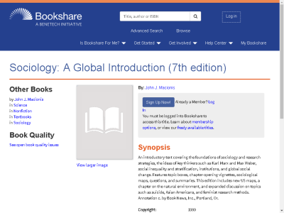 Thumbnail for Sociology: A Global Introduction (7th edition) resource