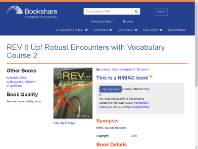 Thumbnail for REV It Up! Robust Encounters with Vocabulary, Course 2 resource