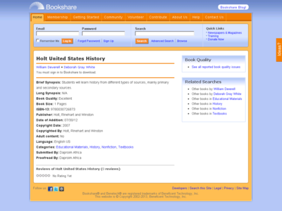 Thumbnail for Holt United States History resource