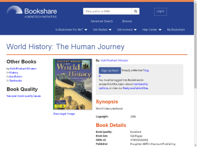 Thumbnail for World History: The Human Journey resource