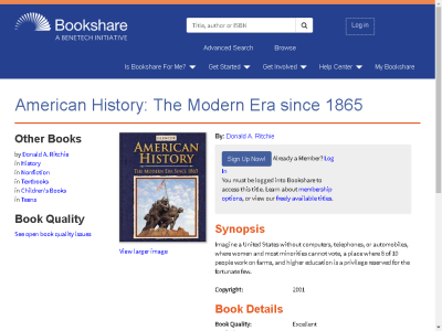 Thumbnail for American History: The Modern Era since 1865 resource