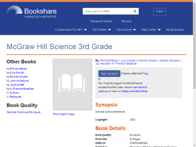 Thumbnail for McGraw Hill Science 3rd Grade resource