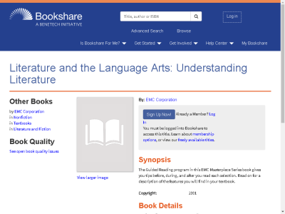 Thumbnail for Literature and the Language Arts: Understanding Literature resource
