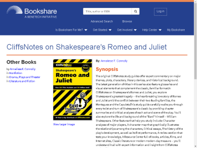 Thumbnail for CliffsNotes on Shakespeare's Romeo and Juliet resource