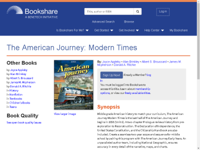 Thumbnail for The American Journey: Modern Times resource