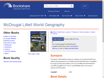 Thumbnail for McDougal Littell World Geography resource