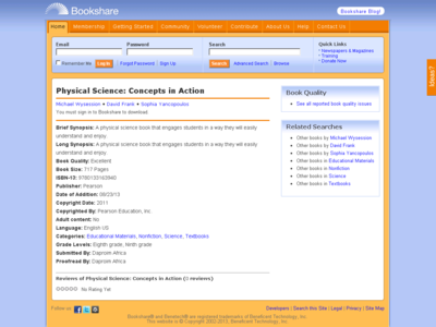 Thumbnail for Physical Science: Concepts in Action resource
