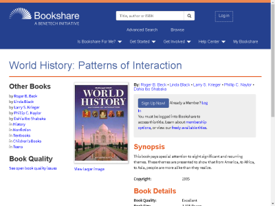 Thumbnail for World History: Patterns of Interaction resource