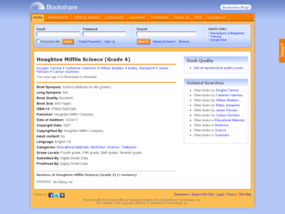 Thumbnail for Houghton Mifflin Science (Grade 4) resource
